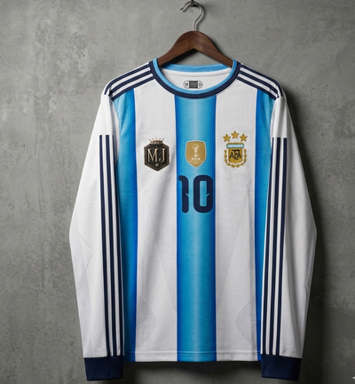 ARGENTINA WORLD CUP FULL SLEEVE EMBROIDERY  [[[A018]]] ((