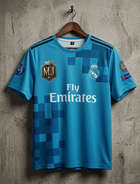 Real Madrid 2017-18 Third Ronaldo - Half and Embroider PREMIUM[[[A075]]]((