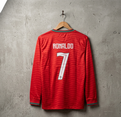 Portugal 2026 worldcup home kit RONALDO  FULL SLEEVE alt view