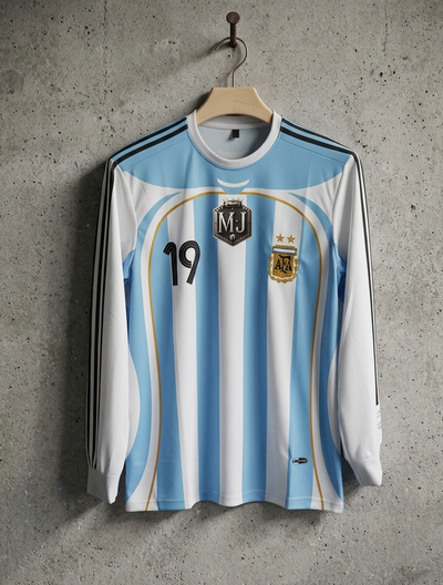 Argentina Messi Full sleeve embroidery