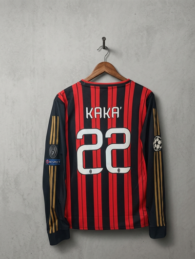ACMILAN 2013-14 HOME RETRO FULL SLEEVE KAKA[[[A009]]]((