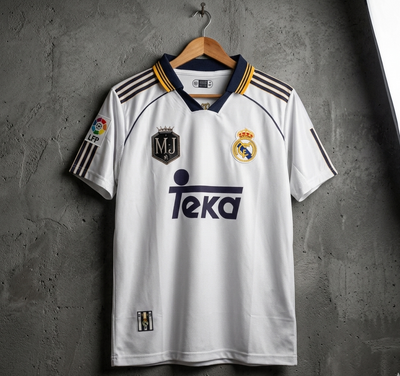 Real Madrid 1999-2000 home jersey R.CARLOS [[[A074]]]((
