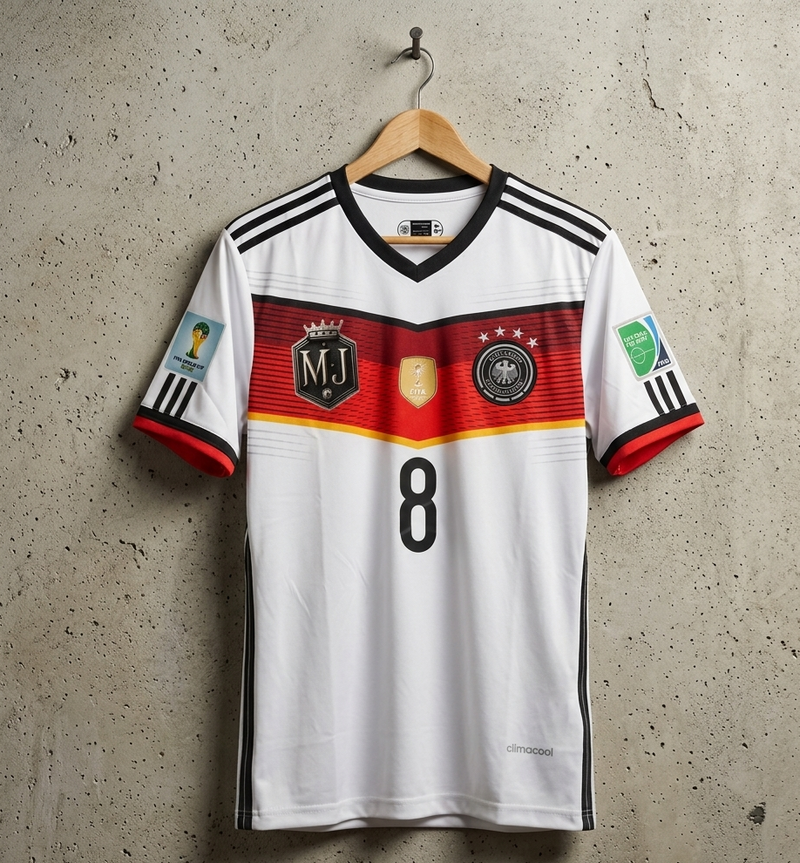 Germany 2014 Home Jersey OZIL [[[A105]]]((