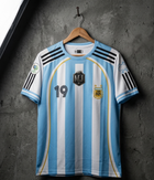 Argentina 2006 World Cup home jersey Half sleeve [[[A041]]]((