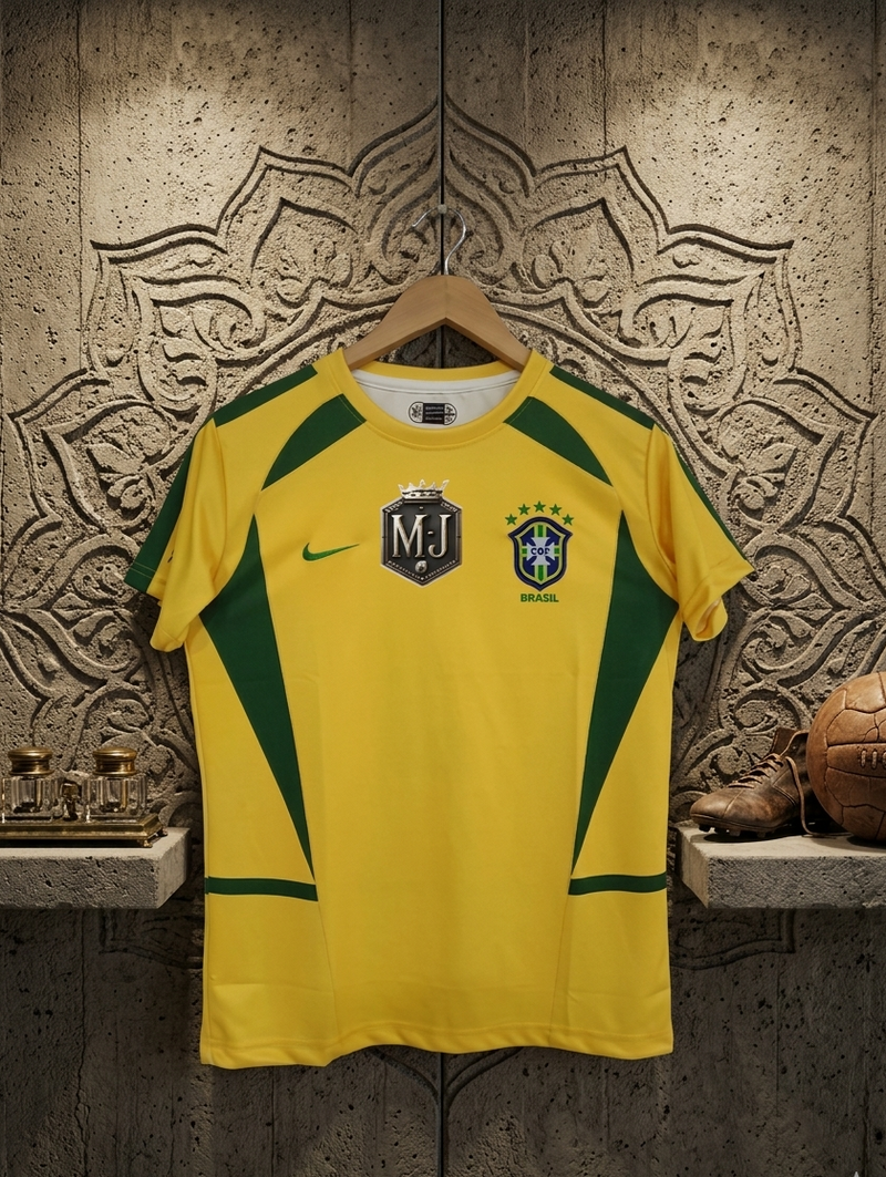 2002 BRAZIL R9 RETRO KIT HALF SLEEVE PREMIUM QUALITY[[[A089]]]((