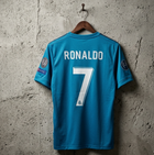Real Madrid 2017-18 Third Ronaldo - Half and Embroider PREMIUM[[[A075]]]((
